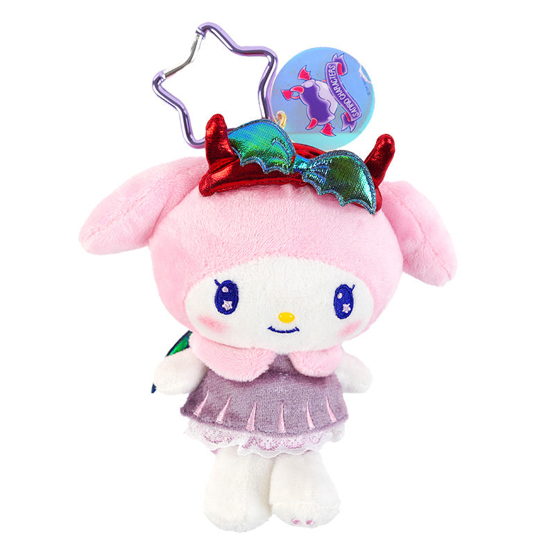 My Melody Dark Plush Mascot Keychain (Bright and Dark Angel Series) Accessory Global Original