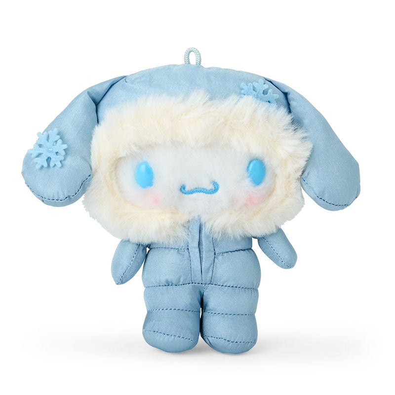 Cinnamoroll Plush Mascot Keychain (Winter Snowsuit Series) Accessory Japan Original   