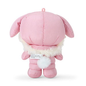 My Melody Plush Mascot Keychain (Winter Snowsuit Series) Accessory Japan Original   