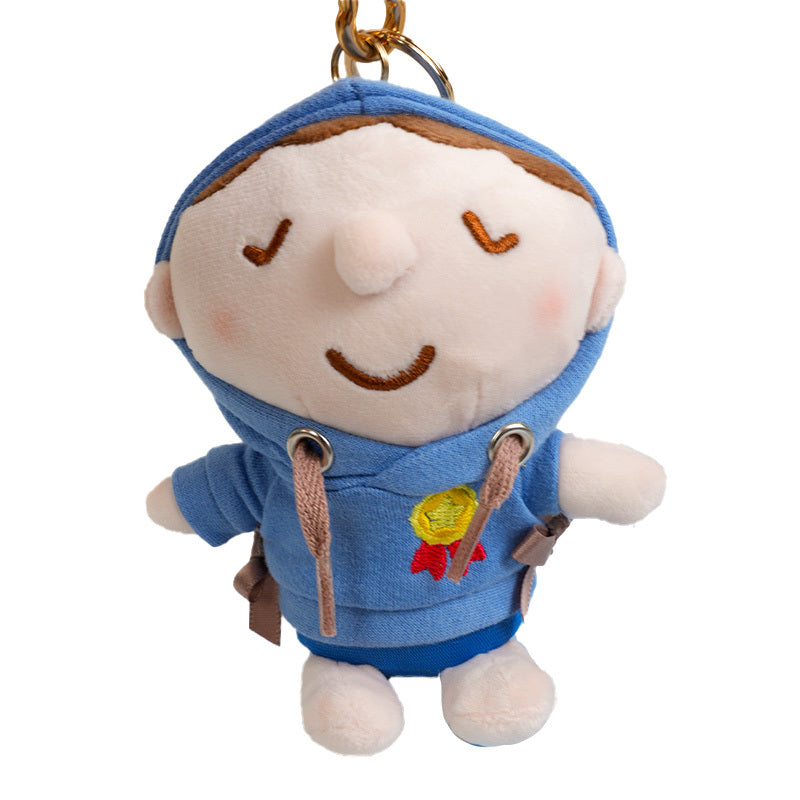 Minna No Tabo Plush Mascot Keychain (Cozy Hoodie Series) Accessory Global Original