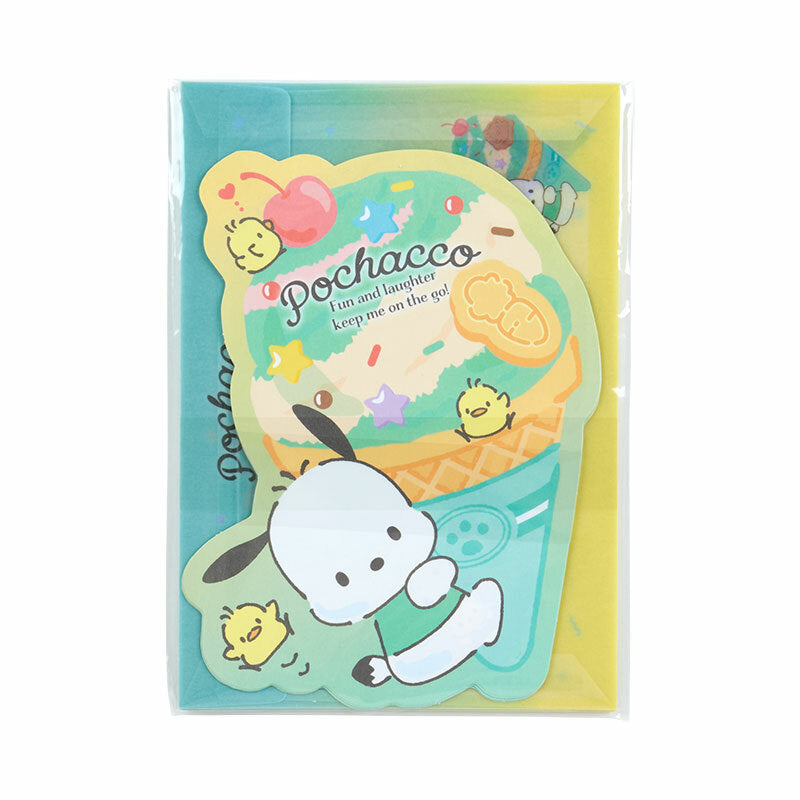 Pochacco Letter Set (Ice Cream Party Series) Stationery Japan Original