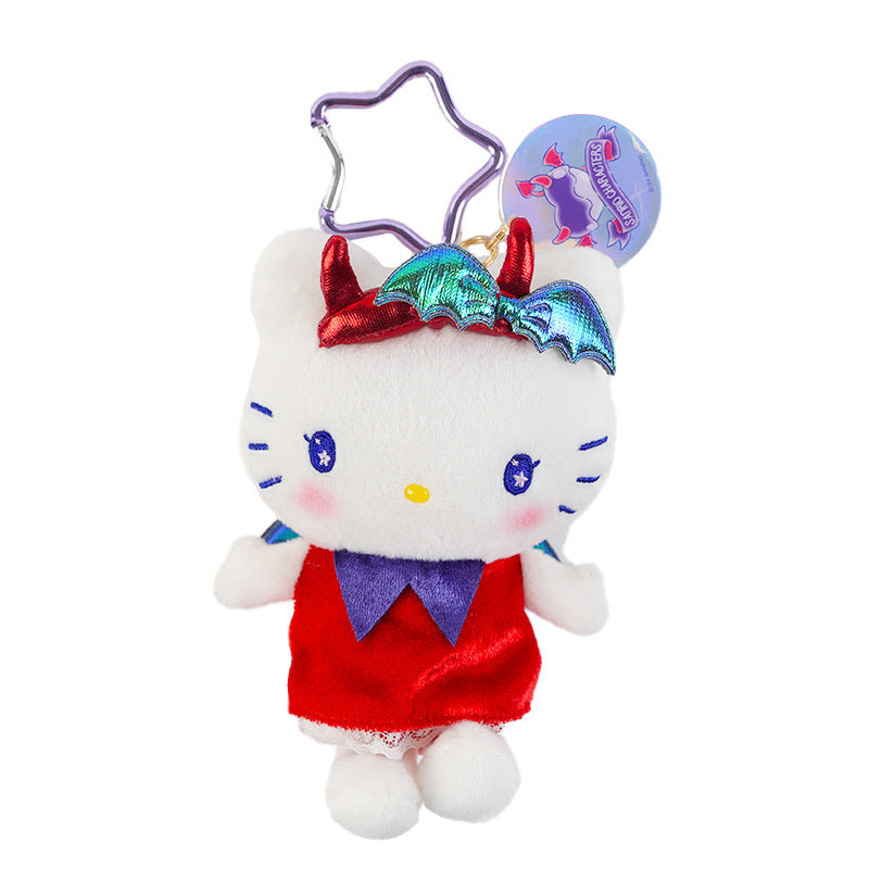 Hello Kitty Dark Plush Mascot Keychain  (Bright and Dark Angel Series) Plush Global Original   