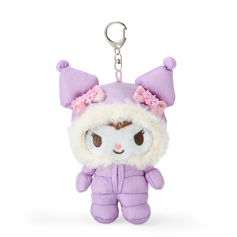 Kuromi Plush Mascot Keychain (Winter Snowsuit Series) Accessory Japan Original   