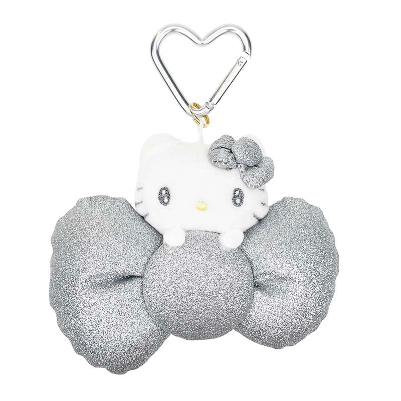 Hello Kitty 50th Anniv. Silver Mascot (Metallic Bow Series) Accessory Global Original