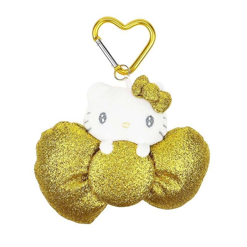 Hello Kitty 50th Anniv. Gold Mascot (Metallic Bow Series) Accessory Global Original