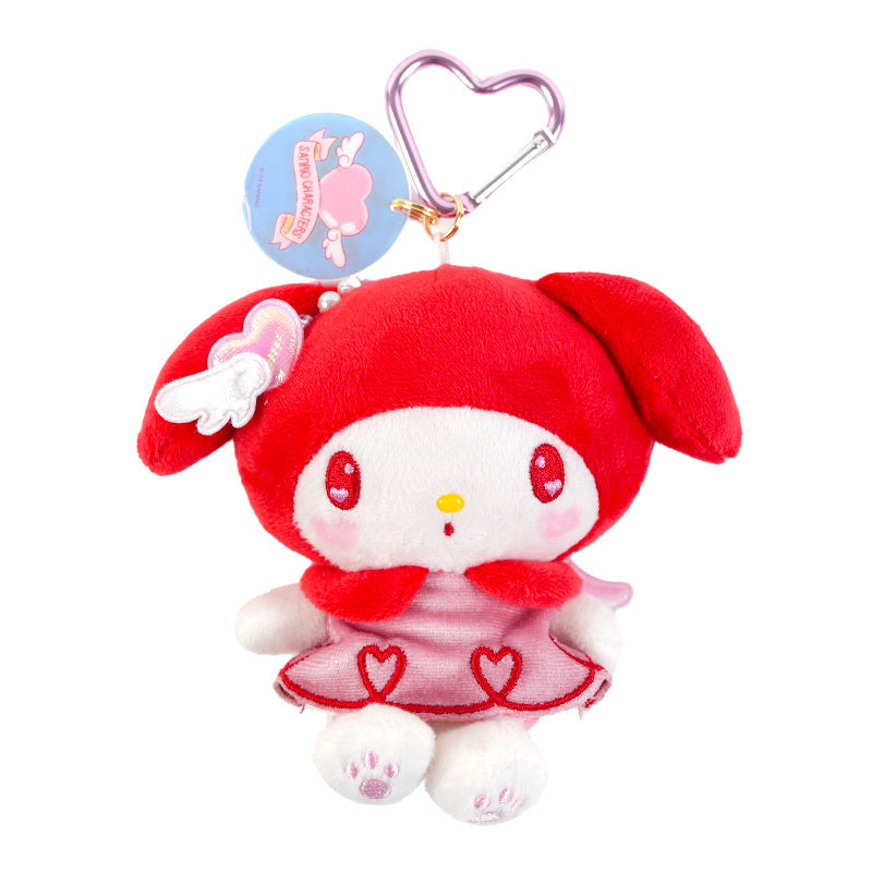 My Melody Bright Plush Mascot Keychain (Bright and Dark Angel Series) Accessory Global Original