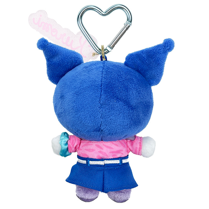 Kuromi Plush Mascot Keychain (Kuromi Loves U) Accessory Global Original