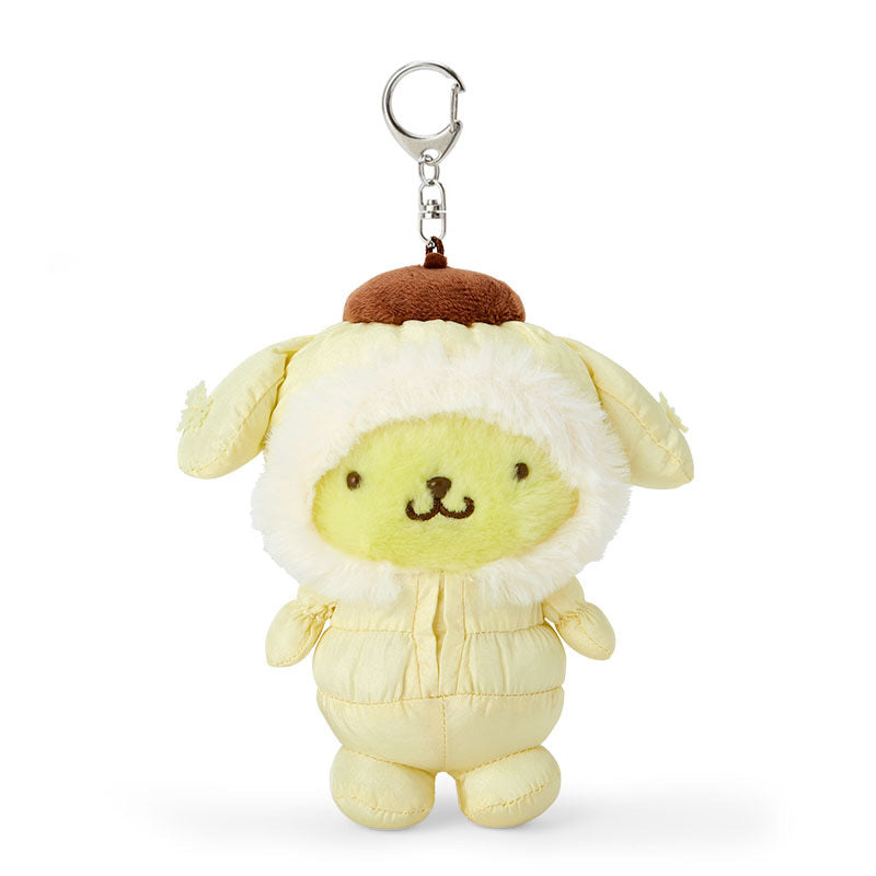 Pompompurin Plush Mascot Keychain (Winter Snowsuit Series) Accessory Japan Original   