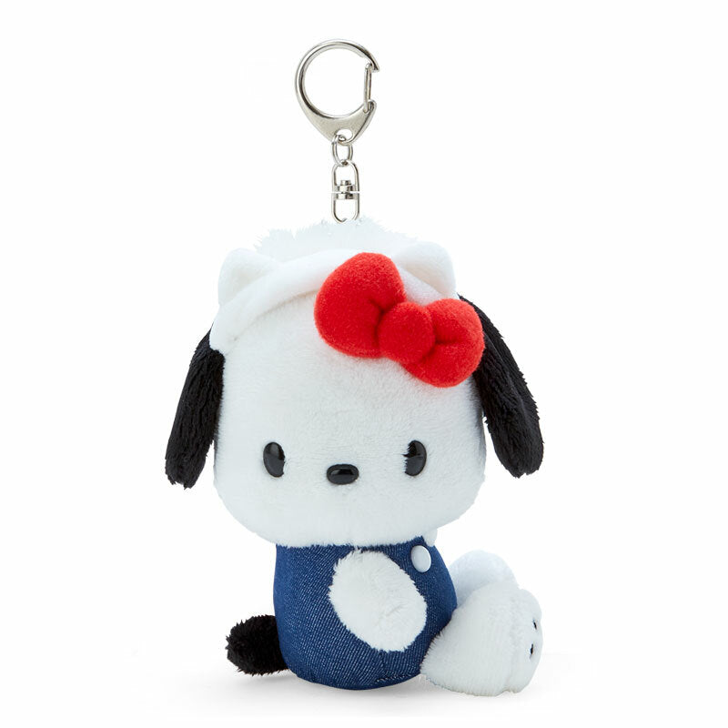 Pochacco Mascot Keychain Plush (Hello, Everyone! Series) Accessory Japan Original   