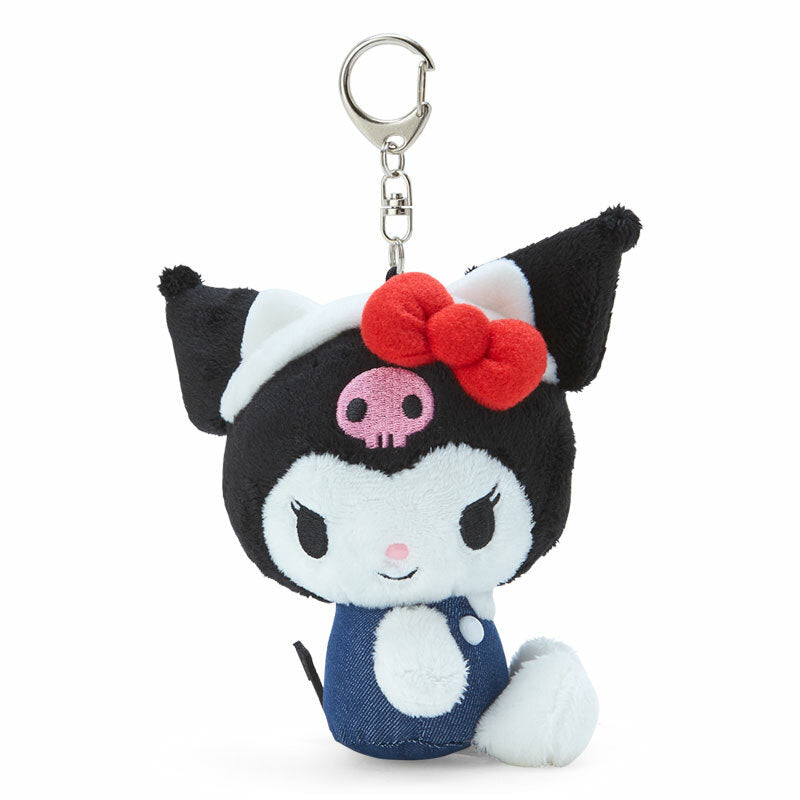 Kuromi Mascot Keychain Plush (Hello, Everyone! Series) Accessory Japan Original   