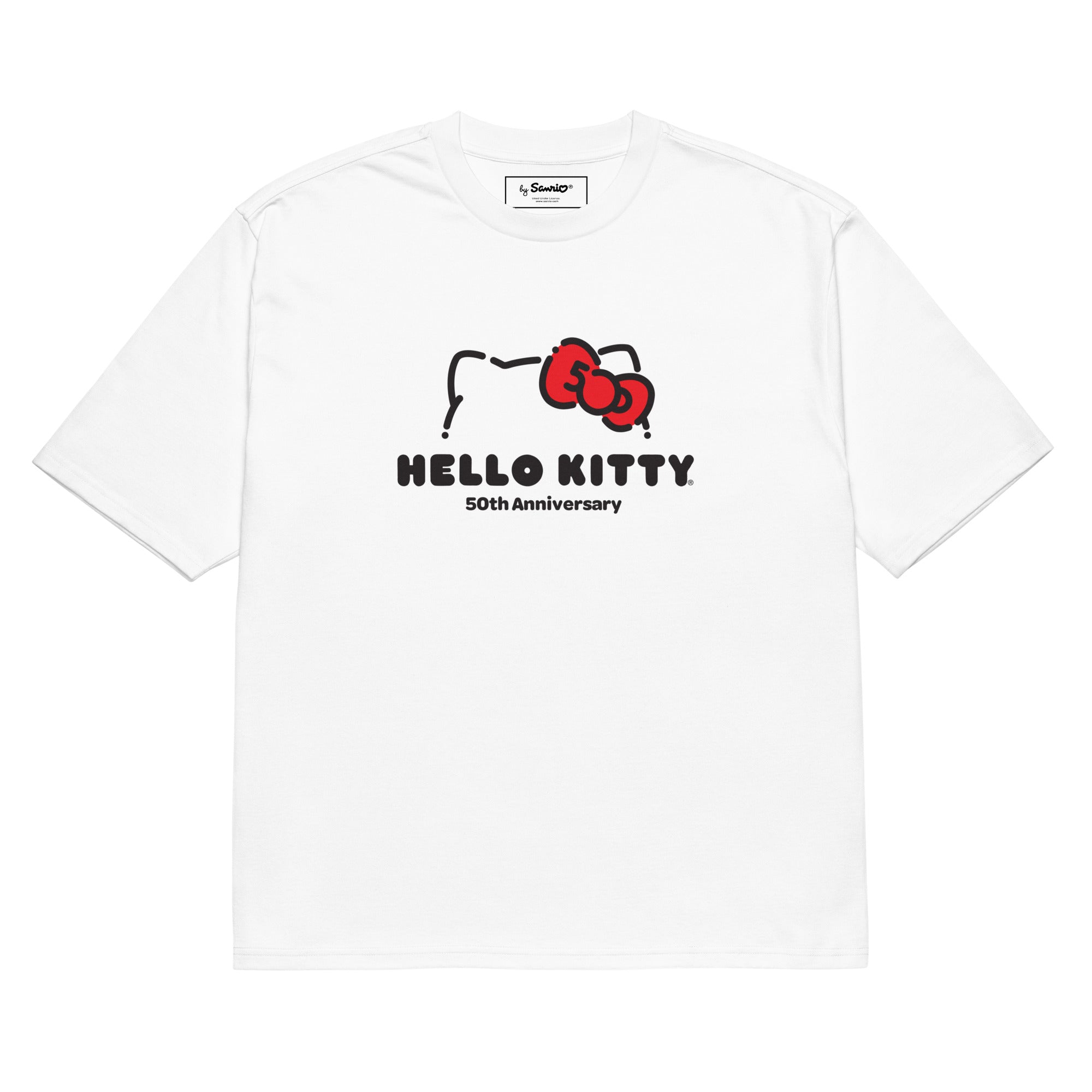 Hello Kitty 50th Anniversary Classic Oversized Tee Apparel Printful S  