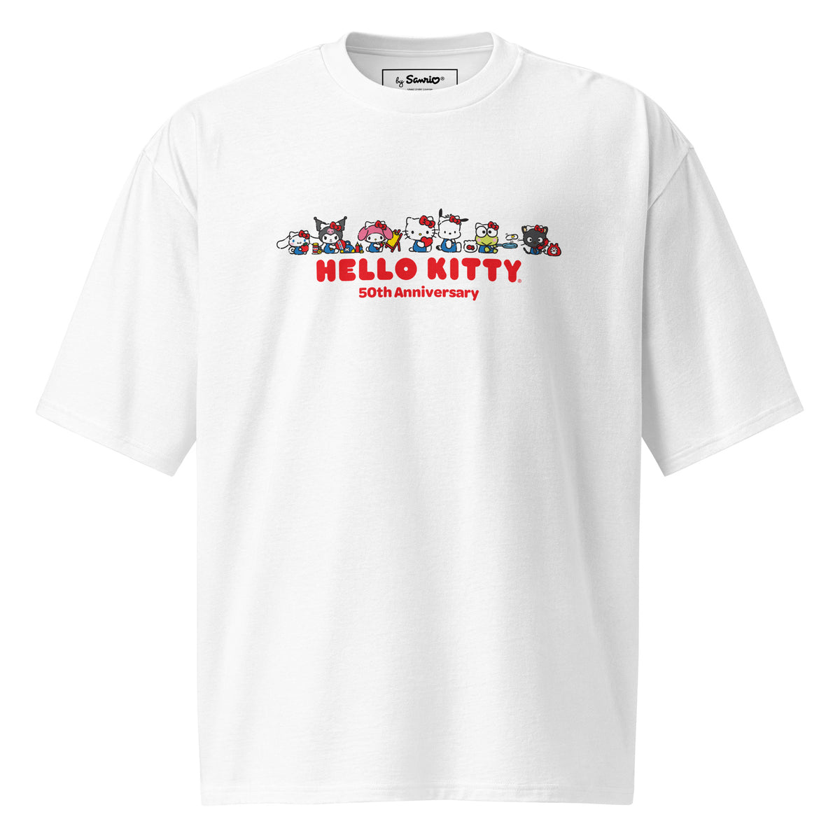 Hello Kitty Hello Everyone Oversized Tee Apparel Printful   