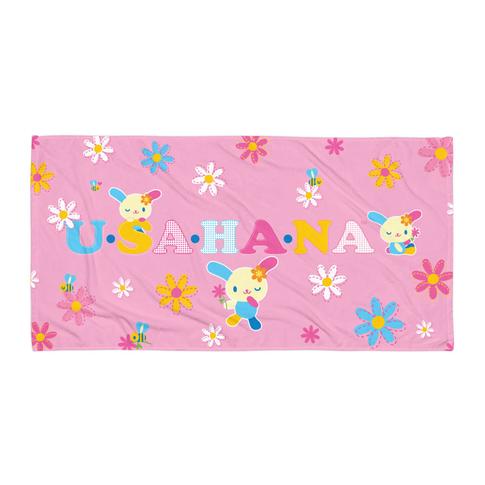 Reusable Paper Towels--Daisies On Bright Pink