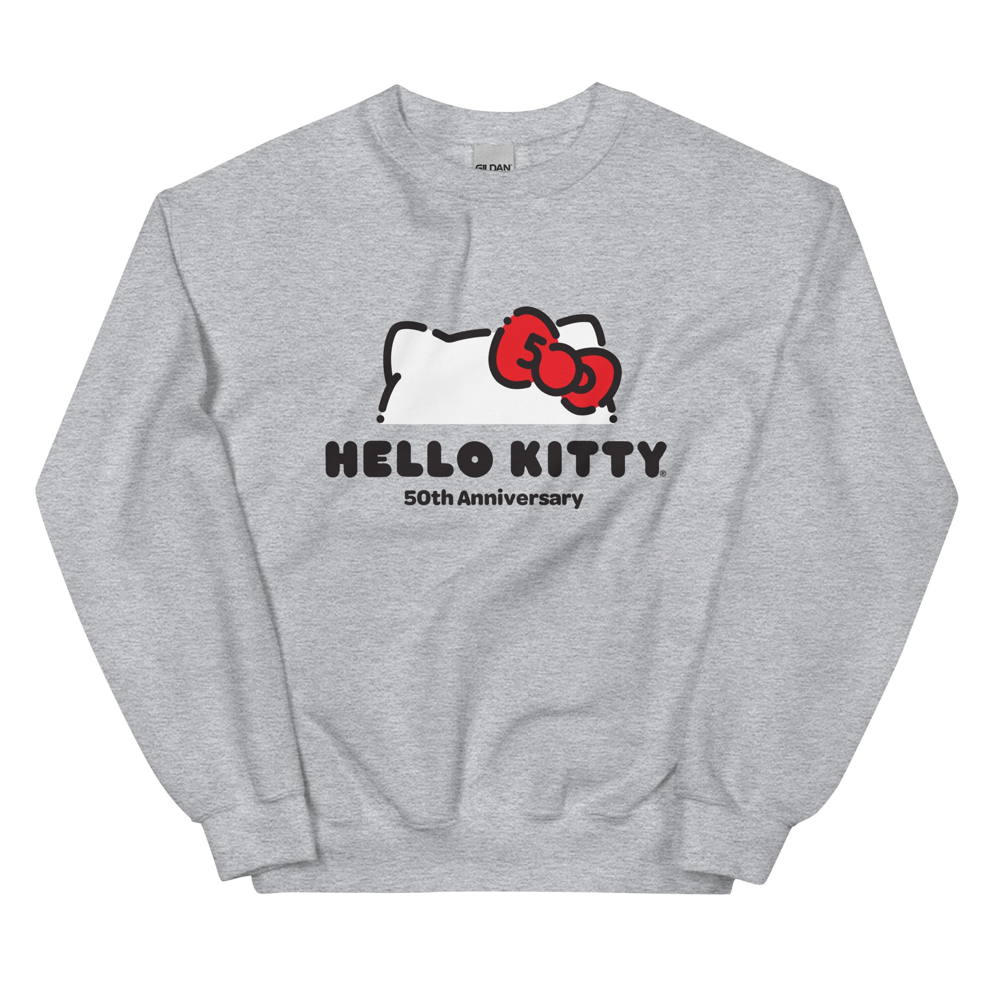 Hello Kitty 50th Anniversary Classic Crewneck Apparel Printful S  