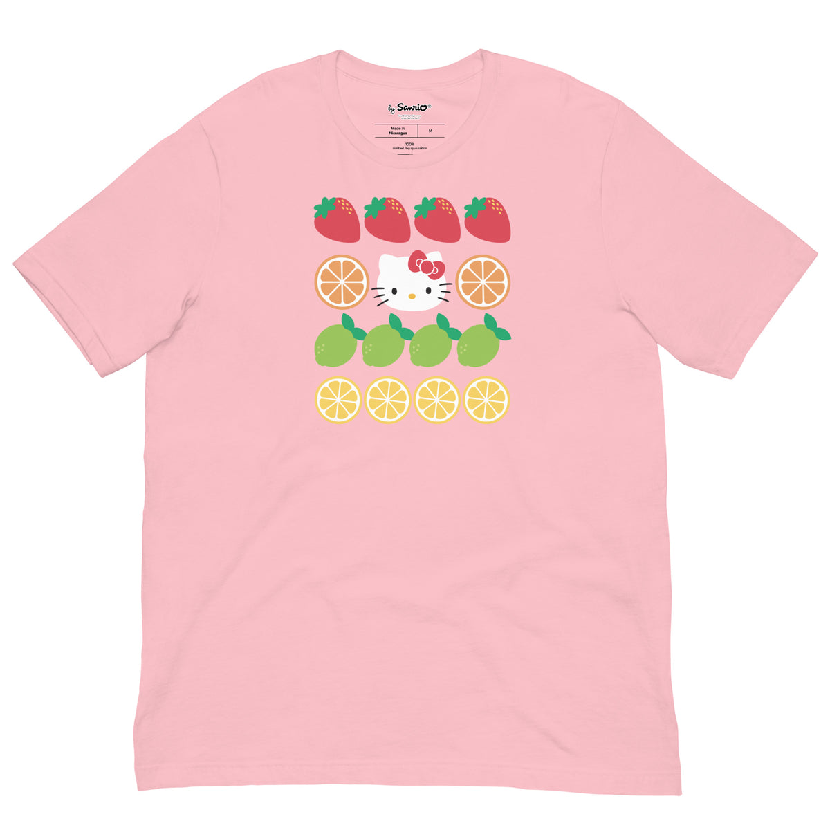 Hello Kitty Fruit Slices Tee Apparel Printful Pink S 