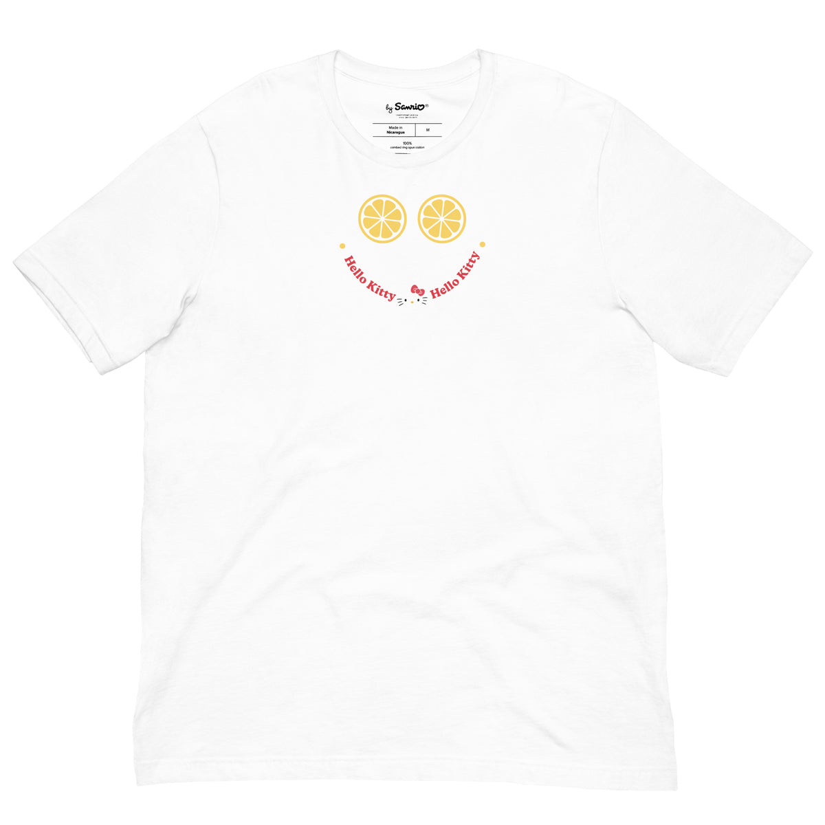 Hello Kitty Summer Smile Tee Apparel Printful White XS 