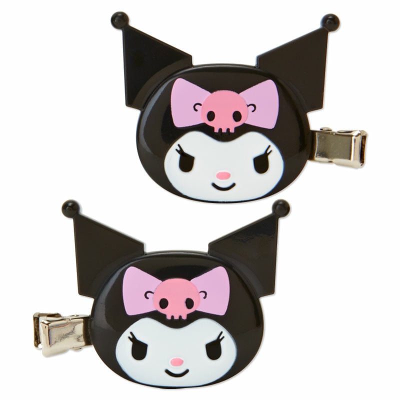 Kuromi Mini Hair Clip Set Accessory Japan Original