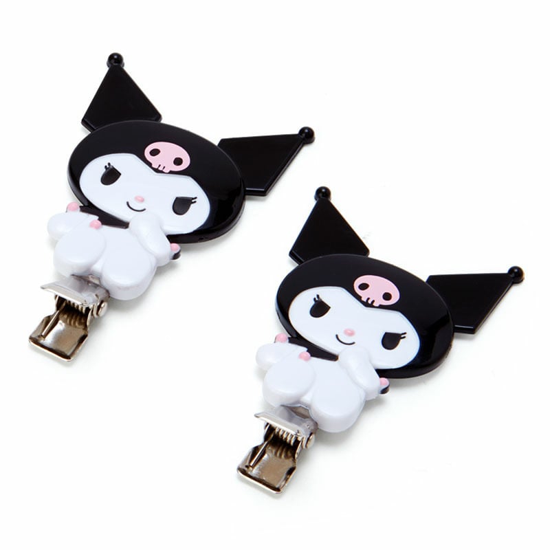 Kuromi Classic Hair Clip Set Accessory Japan Original