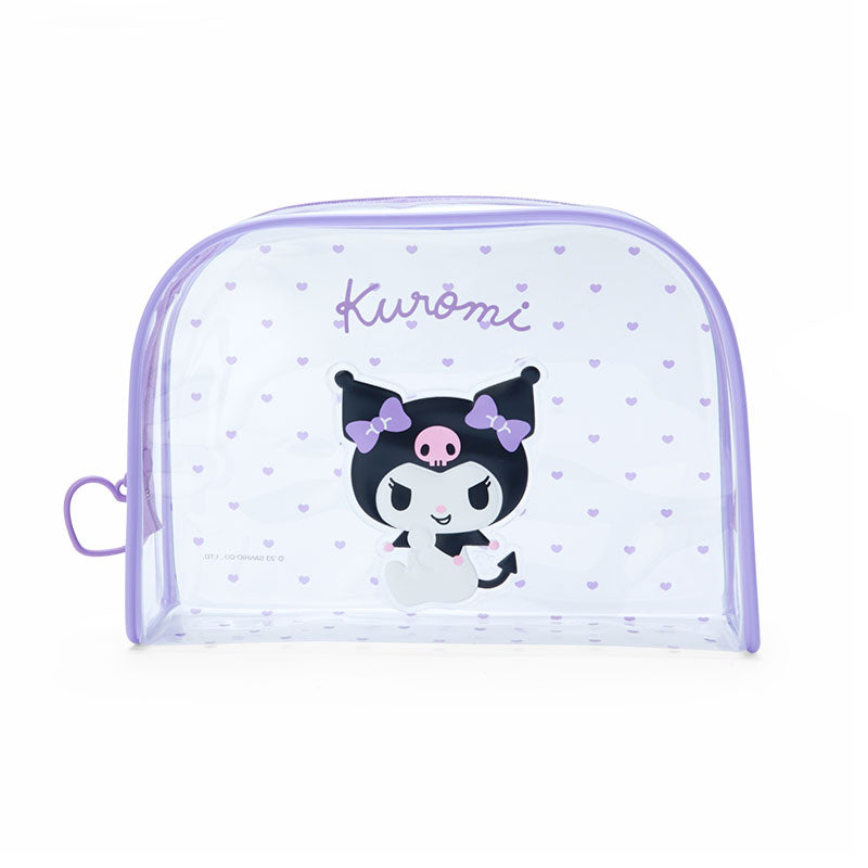 Sanrio Kuromi Hearts Clear Pouch