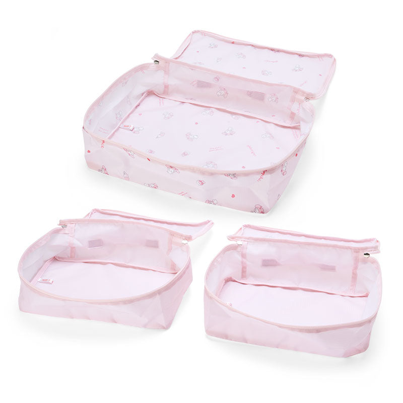 My Melody 3-Piece Packing Cube Set Travel Japan Original   