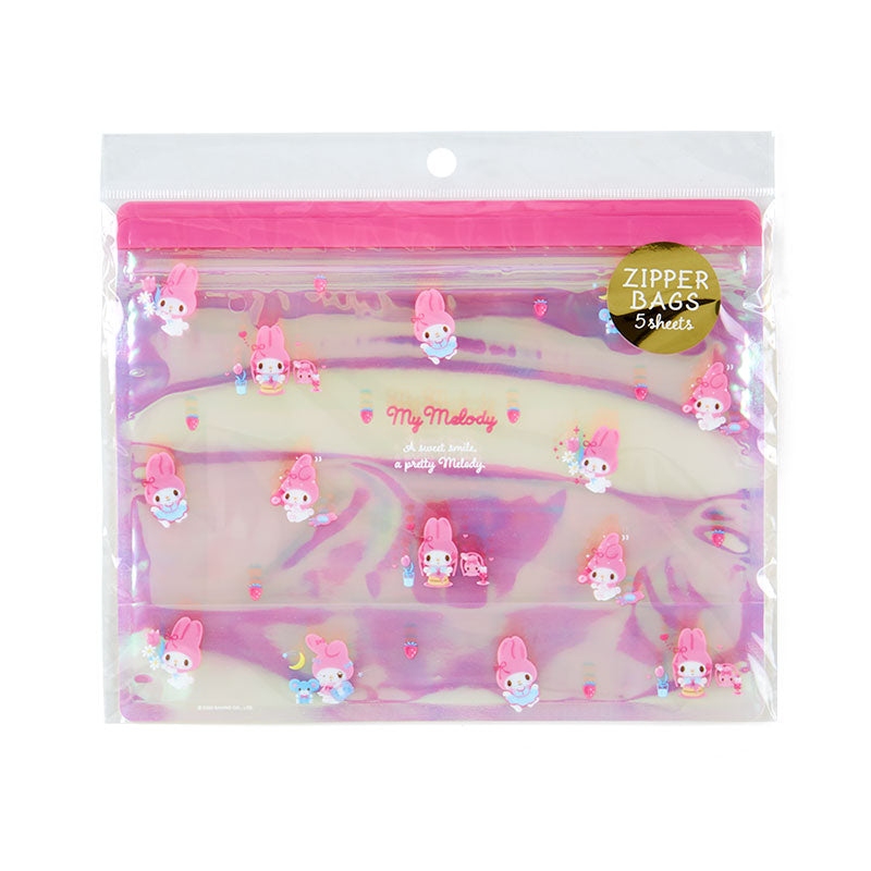 My Melody Reusable Storage Bags (Glossy Aurora Series)