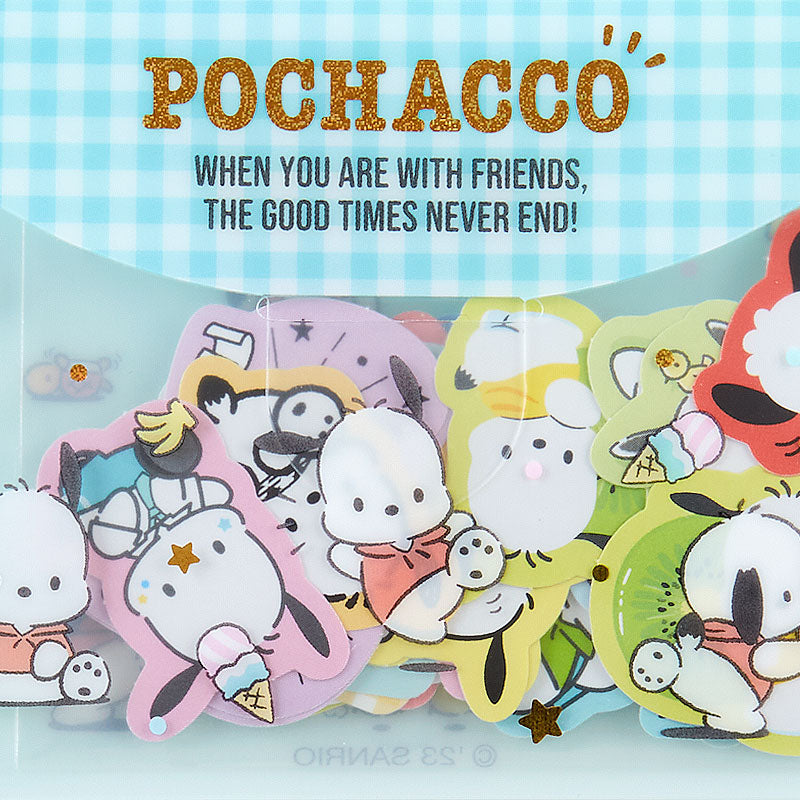 Pochacco 40-Piece Classic Mini Sticker Pack Stationery Japan Original   