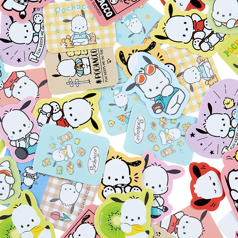 Pochacco 40-Piece Classic Mini Sticker Pack Stationery Japan Original   