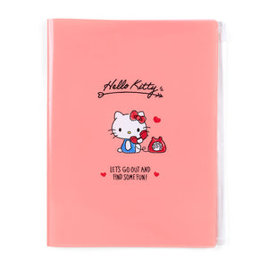 Hello Kitty Multi-Pocket File Folder Stationery Japan Original   