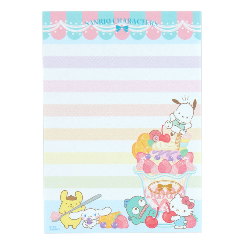 Sanrio Characters Memo Pad &amp; Sticker Set Stationery Japan Original   