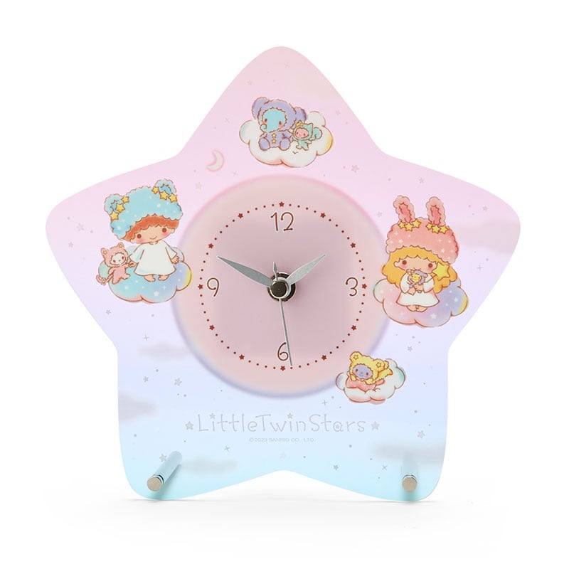 LittleTwinStars Standing Clock (Fluffy Cloud Series) Home Goods Japan Original   