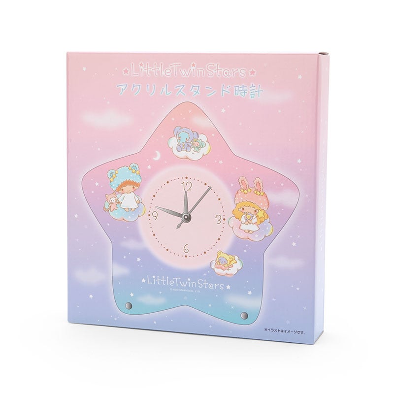 LittleTwinStars Standing Clock (Fluffy Cloud Series) Home Goods Japan Original   