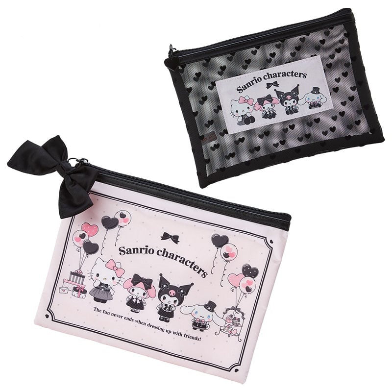 Sanrio Characters 2-Piece Pouch Set (Pretty Party Series) Bags Japan Original   