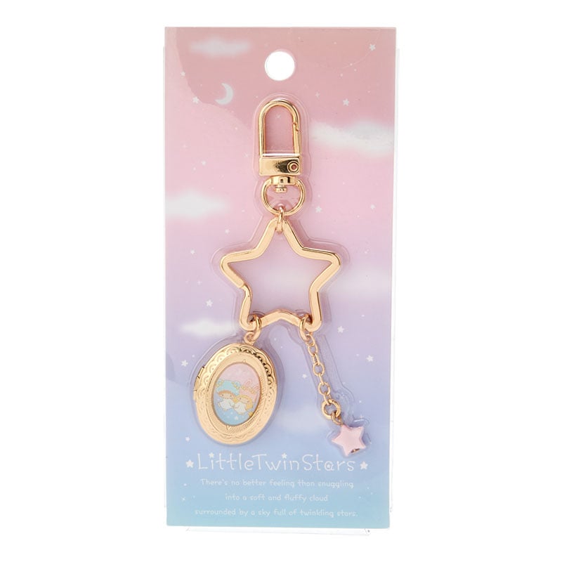 LittleTwinStars Locket Keychain (Fluffy Cloud Series) Accessory Japan Original   