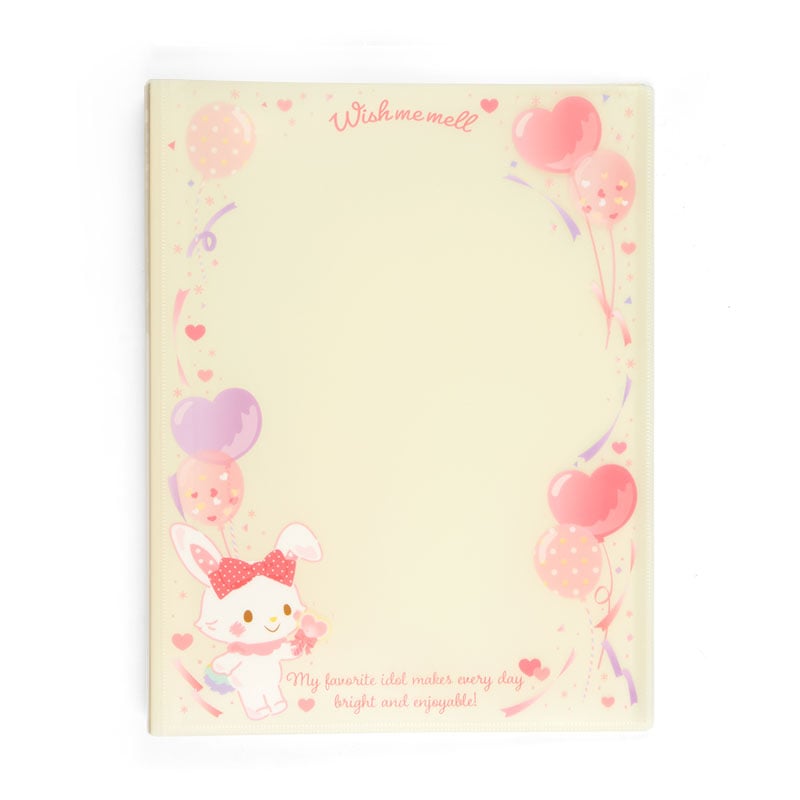 Wish me mell File Folder Collect Book Stationery Japan Original   