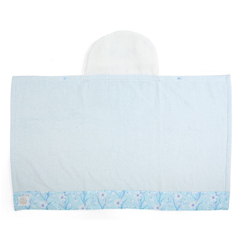 Sanrio Baby Cinnamoroll Hooded Bath Wrap Kids Japan Original   