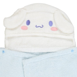 Sanrio Baby Cinnamoroll Hooded Bath Wrap Kids Japan Original   