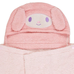 Sanrio Baby My Melody Hooded Bath Wrap Kids Japan Original   