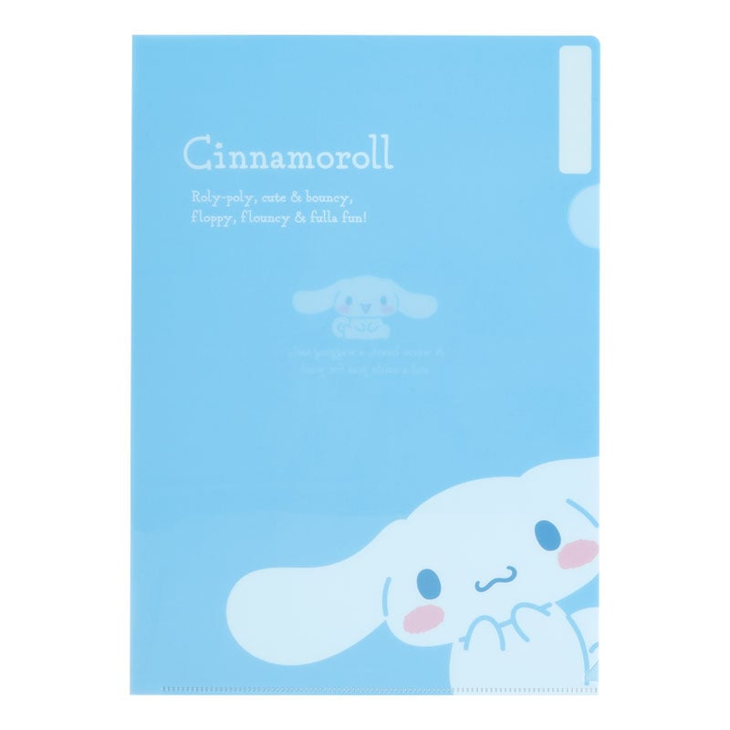 Cinnamoroll Expressions 3-pc Clear File Folder Set Stationery Japan Original   