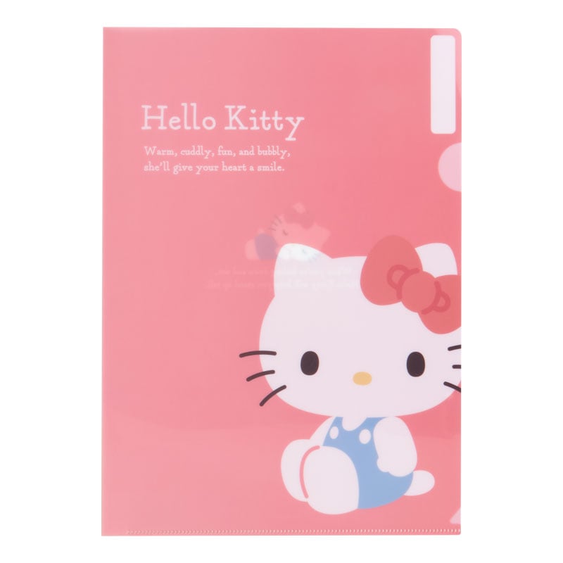 Hello Kitty Expressions 3-pc Clear File Folder Set Stationery Japan Original   
