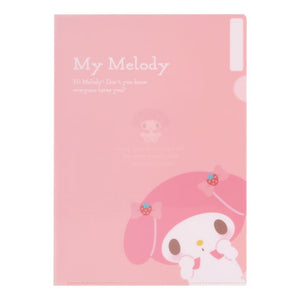 My Melody Expressions 3-pc Clear File Folder Set Stationery Japan Original   