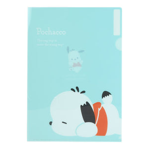 Pochacco Expressions 3-pc Clear File Folder Set Stationery Japan Original   