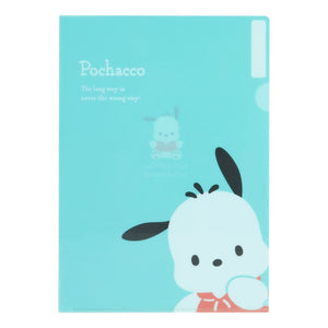 Pochacco Expressions 3-pc Clear File Folder Set Stationery Japan Original   