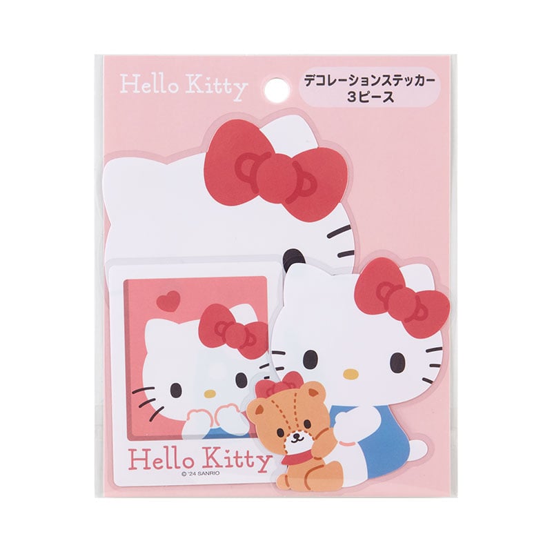 Hello Kitty 3-pc Dress Your Tech Sticker Set Stationery Japan Original   