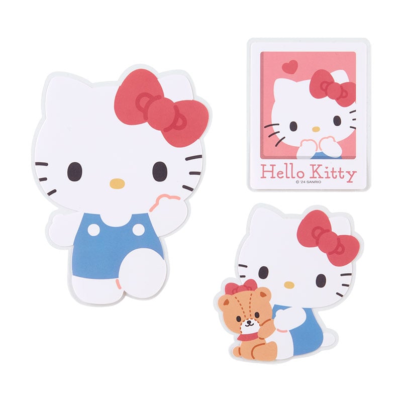 Hello Kitty 3-pc Dress Your Tech Sticker Set Stationery Japan Original   
