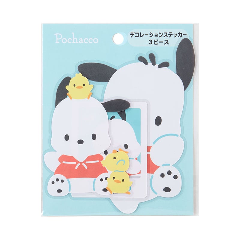 Pochacco 3-pc Dress Your Tech Sticker Set Stationery Japan Original   