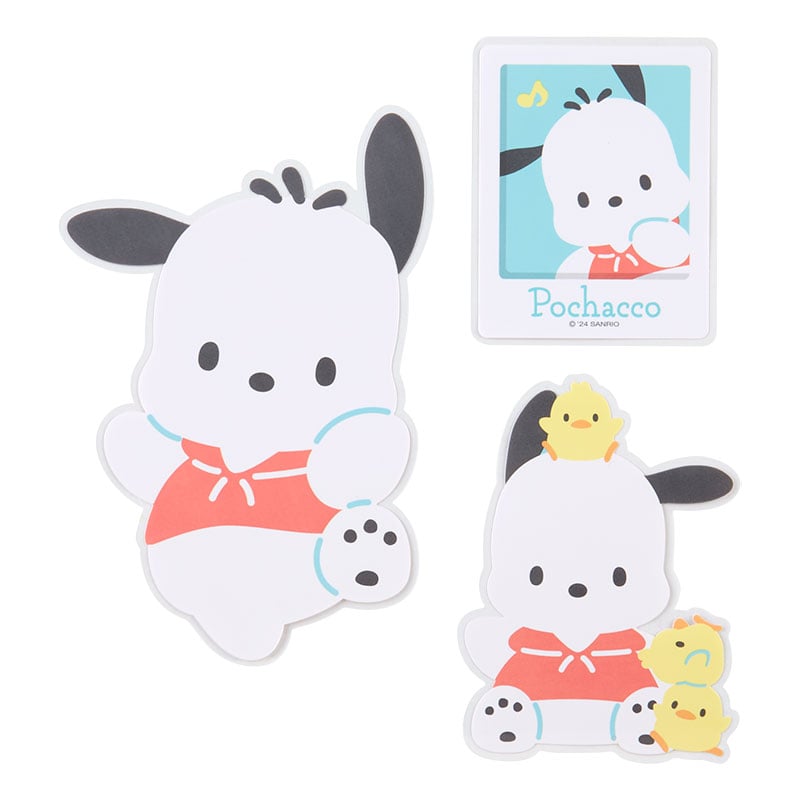 Pochacco 3-pc Dress Your Tech Sticker Set Stationery Japan Original   