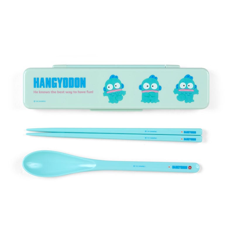 Hangyodon Everyday Chopsticks &amp; Spoon Set Home Goods Japan Original   