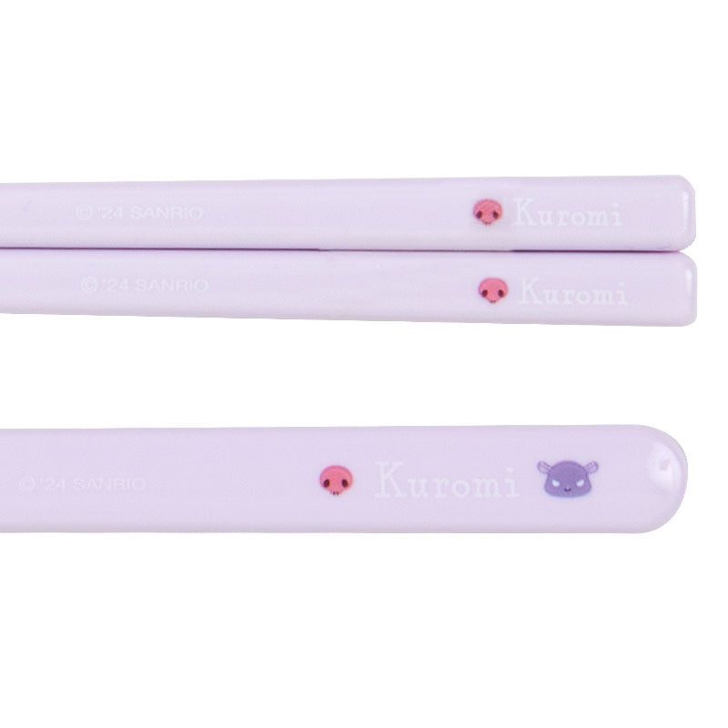 Kuromi Everyday Chopsticks &amp; Spoon Set Home Goods Japan Original   