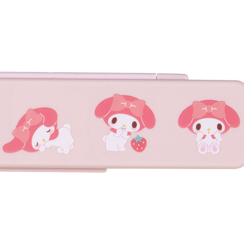 My Melody Everyday Chopsticks &amp; Spoon Set Home Goods Japan Original   