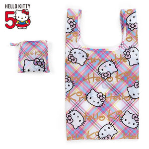 Hello Kitty Reusable Tote Bag (Hello Kitty Dress Tartan Series) Bags Japan Original   